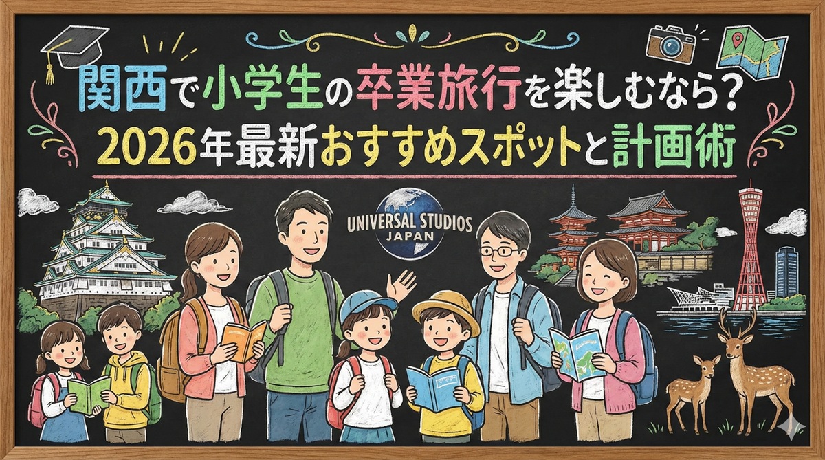 関西で小学生の卒業旅行を楽しむなら？2026年最新おすすめスポットと計画術