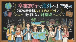 卒業旅行で海外へ！2026年最新おすすめスポットと後悔しない計画術
