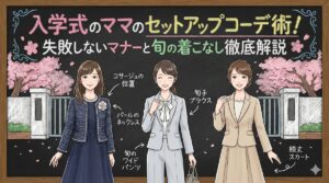 入学式のママのセットアップコーデ術！失敗しないマナーと旬の着こなし徹底解説