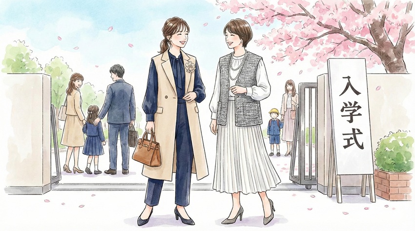 入学式コーデ