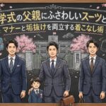 入学式の父親にふさわしいスーツとは？マナーと垢抜けを両立する着こなし術