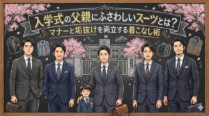 入学式の父親にふさわしいスーツとは?マナーと垢抜けを両立する着こなし術