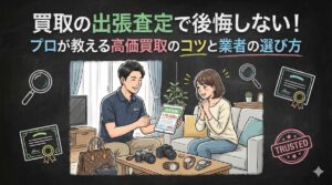 買取の出張査定で後悔しない！プロが教える高価買取のコツと業者の選び方