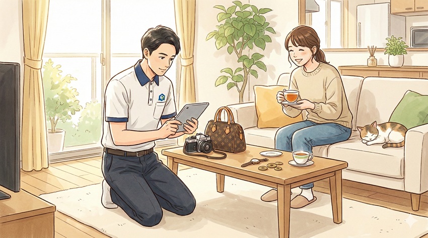 買取の出張査定とは？自宅で完結する売却の仕組み