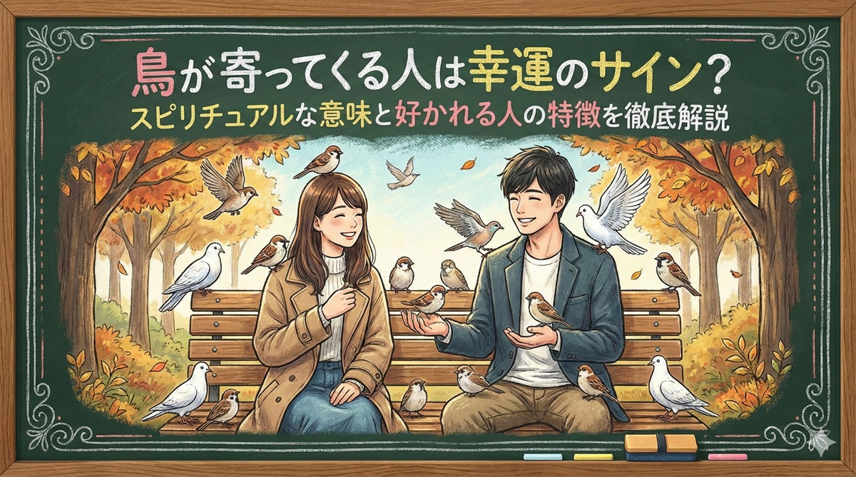 鳥が寄ってくる人は幸運のサイン？スピリチュアルな意味と好かれる人の特徴を徹底解説