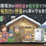 家庭用蓄電池の補助金を岩手県でフル活用！冬の電気代と停電から家を守る全知識