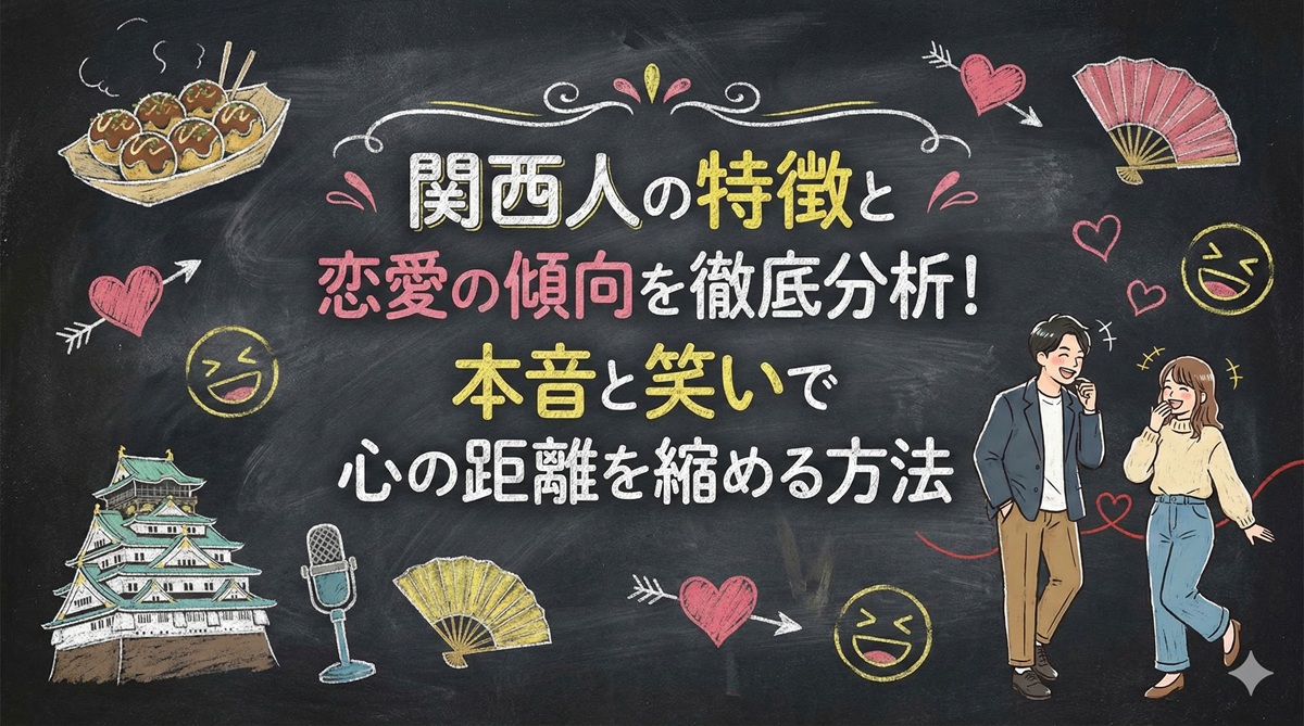 関西人の特徴と恋愛の傾向を徹底分析！本音と笑いで心の距離を縮める方法