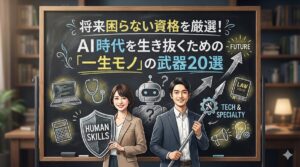 将来困らない資格を厳選！AI時代を生き抜くための「一生モノ」の武器20選