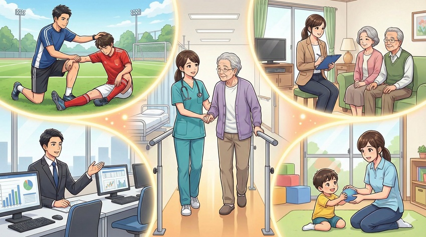 理学療法士とは？主な活躍の場と働き方の実態