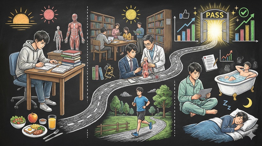 理学療法士の合格率を突破するための最強の勉強ルーティン