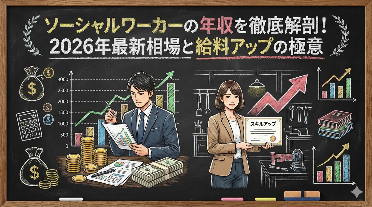 ソーシャルワーカーの年収を徹底解剖!2026年最新相場と給料アップの極意