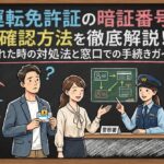 運転免許証の暗証番号の確認方法を徹底解説！忘れた時の対処法と窓口での手続きガイド