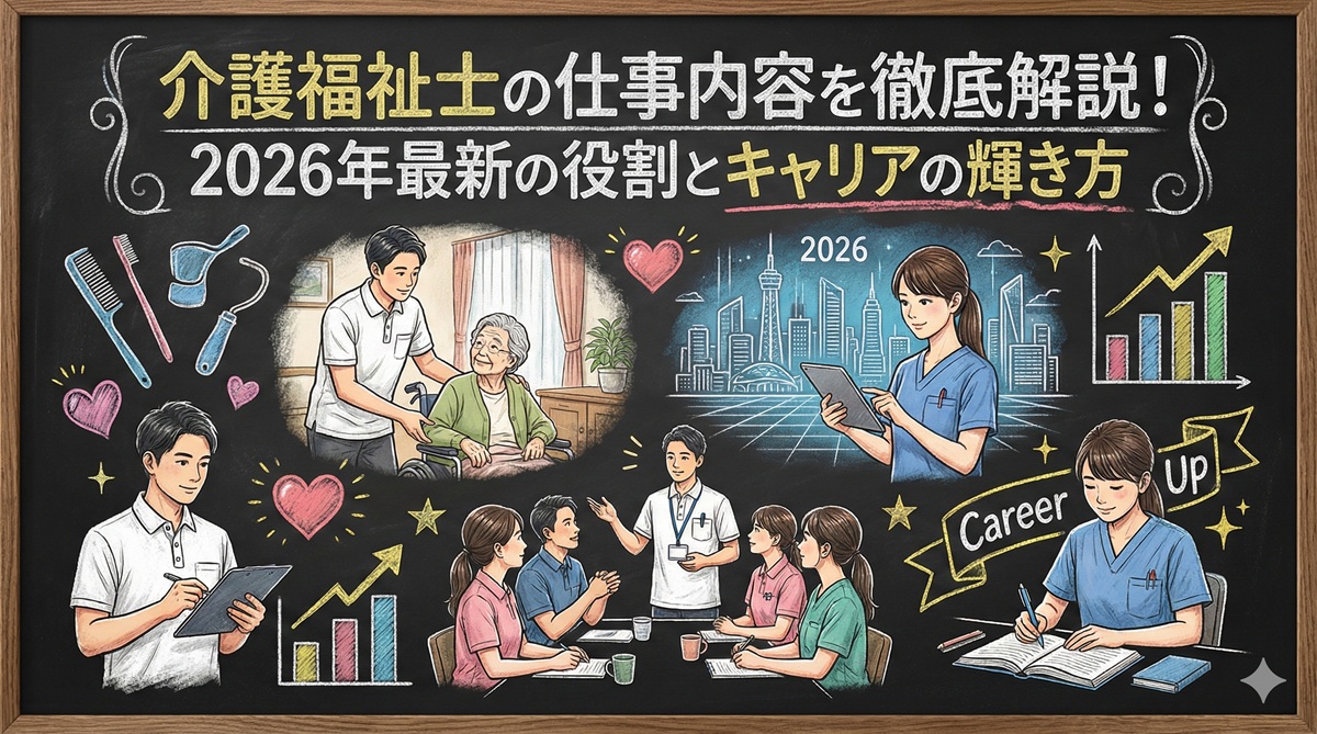 介護福祉士の仕事内容を徹底解説!2026年最新の役割とキャリアの輝き方