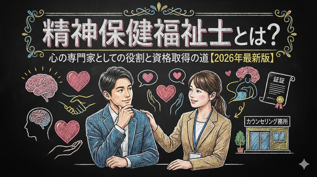精神保健福祉士とは？心の専門家としての役割と資格取得の道【2026年最新版】