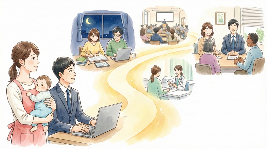 社会人や主婦が心理カウンセラーになるには？具体的なルート