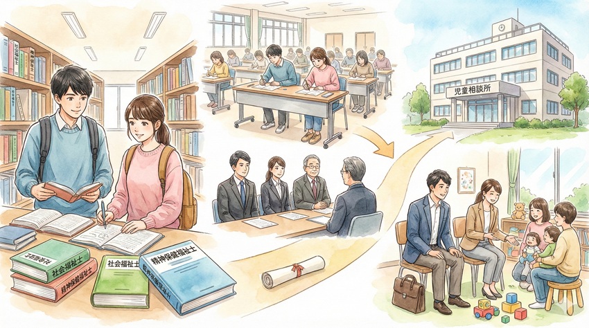児童福祉司とはどうすればなれる？必要な資格と採用ルート
