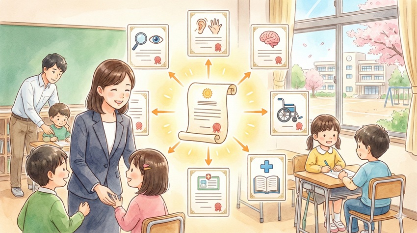 特別支援学校教諭免許とは？資格の基本と種類