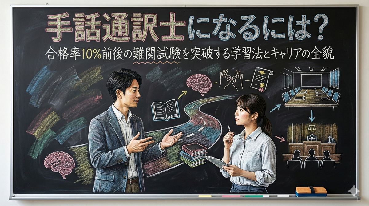 手話通訳士になるには？合格率10%前後の難関試験を突破する学習法とキャリアの全貌