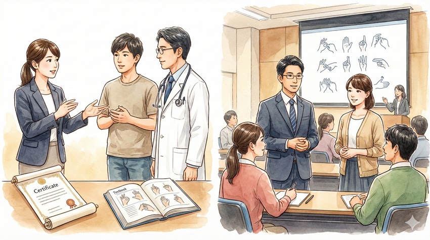 手話通訳士になるには？資格の基本と仕事内容
