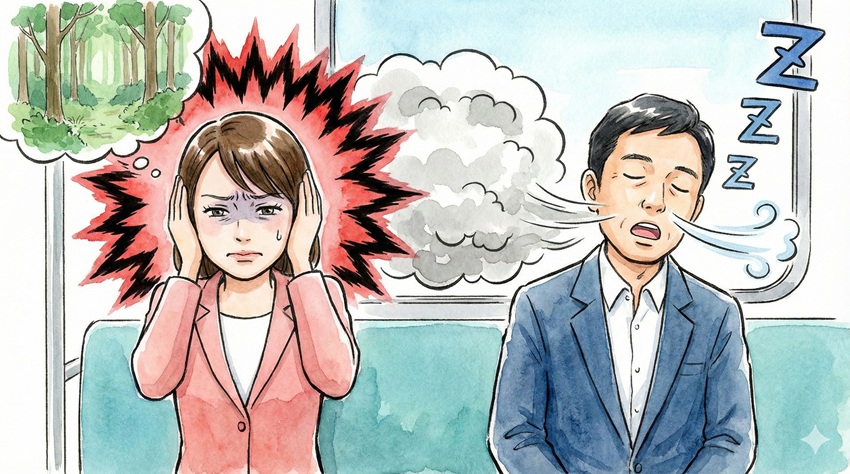 鼻息がうるさいと感じてイライラする原因と心理的背景