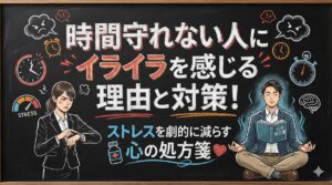 時間守れない人にイライラを感じる理由と対策！ストレスを劇的に減らす心の処方箋