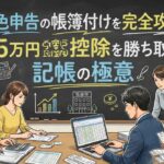 青色申告の帳簿付けを完全攻略！65万円控除を勝ち取る記帳の極意