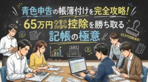 青色申告の帳簿付けを完全攻略！65万円控除を勝ち取る記帳の極意
