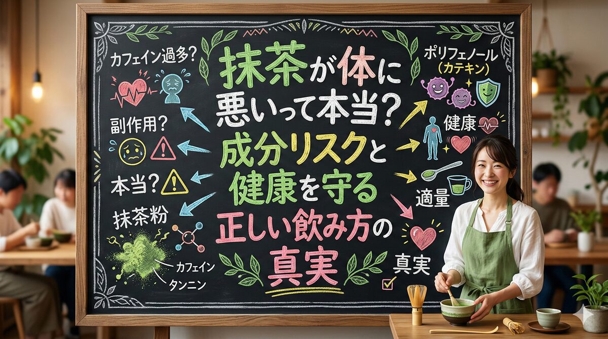 抹茶が体に悪いって本当？成分リスクと健康を守る正しい飲み方の真実