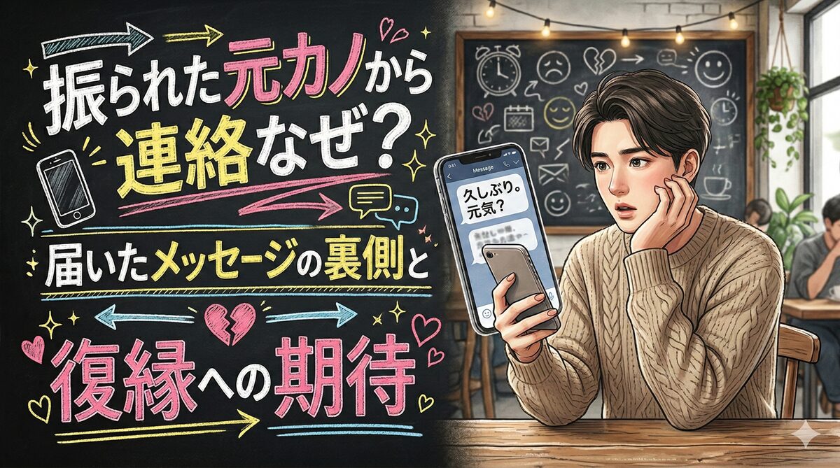 振られた元カノから連絡なぜ？届いたメッセージの裏側と復縁への期待