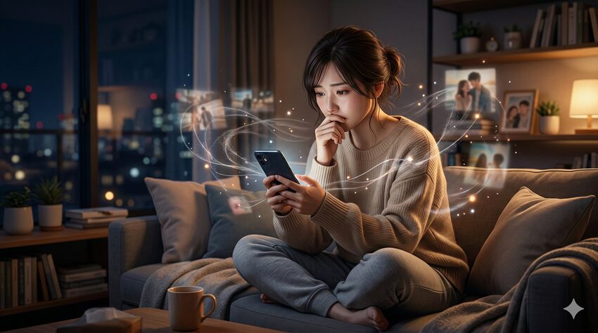 突然メッセージを送る元カノの基本的な心理状態