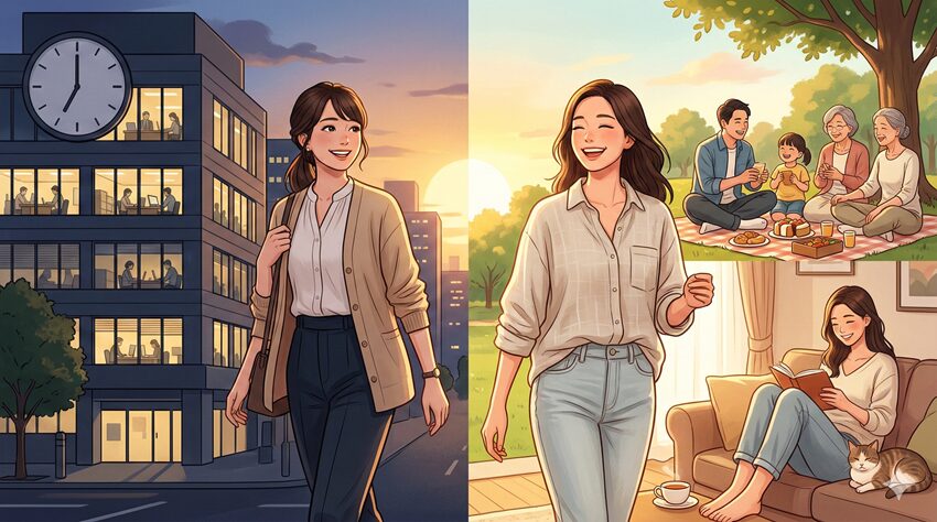 残業代よりも自分の時間を優先する価値観の構築