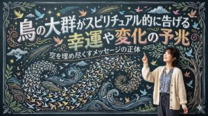 鳥の大群がスピリチュアル的に告げる幸運や変化の予兆｜空を埋め尽くすメッセージの正体