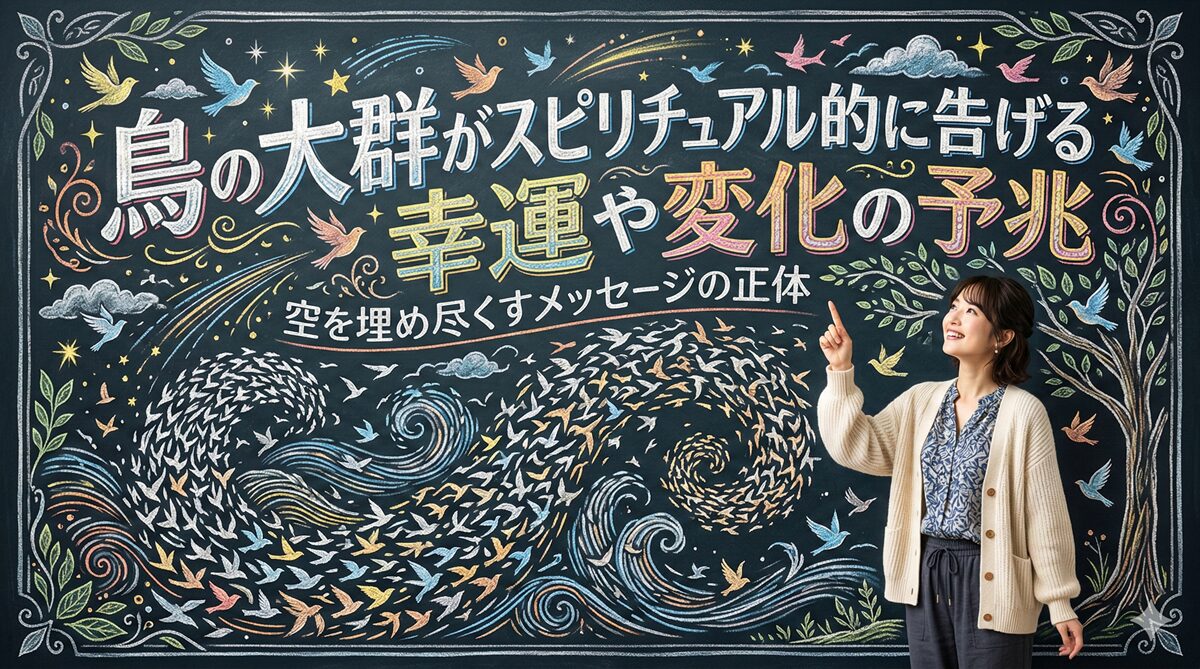 鳥の大群がスピリチュアル的に告げる幸運や変化の予兆｜空を埋め尽くすメッセージの正体