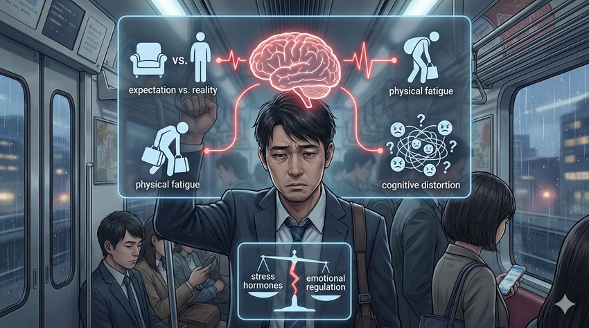 なぜ電車で座れないだけでイライラする？心理的メカニズムを解析