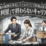 職場の雑務を率先してこなすことで評価は変わる？「便利屋」で終わらないキャリア術