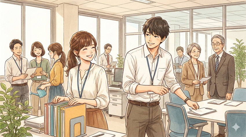 職場の雑務を率先してこなすことで築かれる信頼の正体