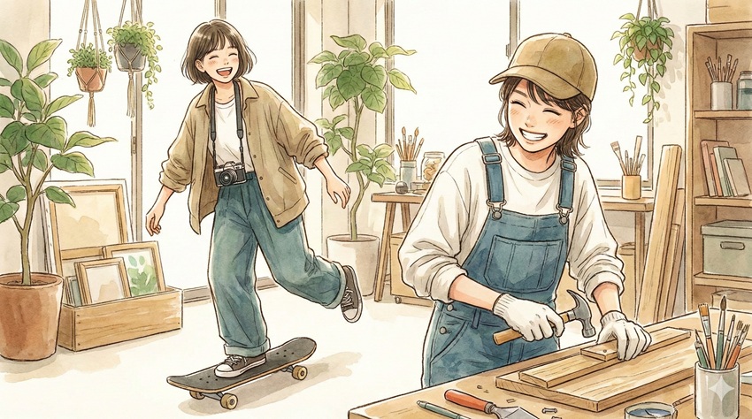 中性的なスタイルを好むボーイッシュな女性 心理の基本と共通する性格