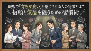 職場で「育ちが良い」と感じさせる人の特徴とは？信頼と気品を纏うための習慣術