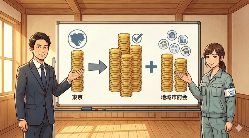 蓄電池の補助金は東京都と各自治体で併用が可能