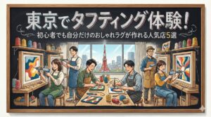 東京でタフティング体験！初心者でも自分だけのおしゃれラグが作れる人気店5選