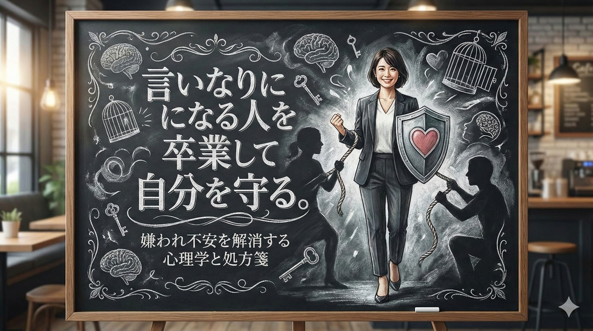 言いなりになる人を卒業して自分を守る。嫌われ不安を解消する心理学と処方箋