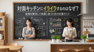 対面キッチンにイライラするのはなぜ？後悔を解消して快適に使うための対策ガイド