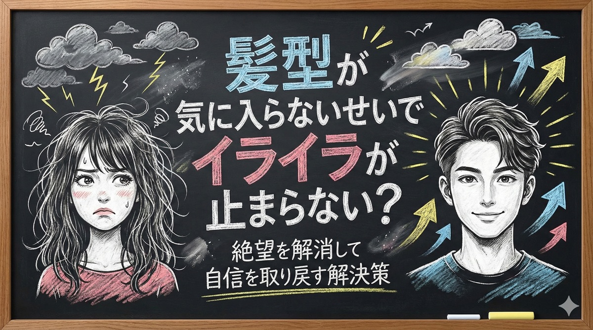 髪型が気に入らないせいでイライラが止まらない？絶望を解消して自信を取り戻す解決策