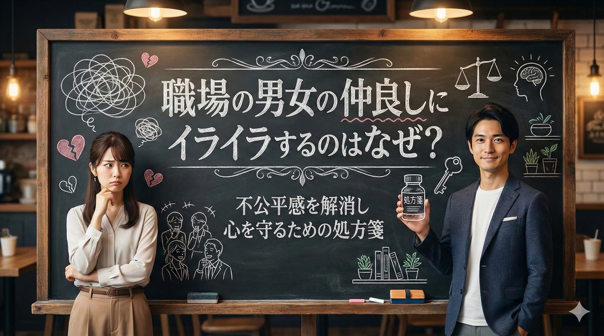 職場の男女の仲良しにイライラするのはなぜ?不公平感を解消し心を守るための処方箋