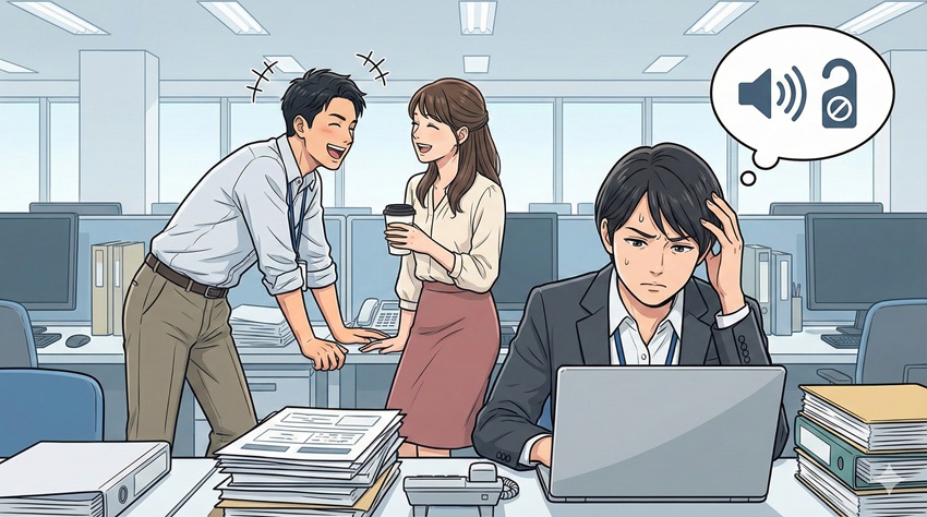 職場での男女の親密さにイライラする理由とは？この章のポイント業務中の過度なおしゃべりが周囲の集中を乱す苦痛