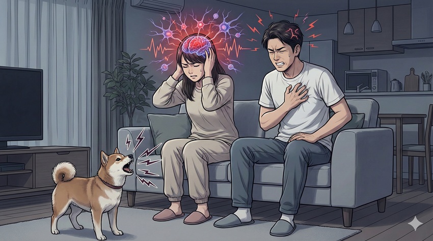 犬がうるさいからイライラする原因と心理背景この章のポイント鳴き声が脳に与えるストレスと防衛反応