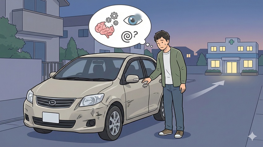 車をよくぶつけるのは病気？考えられる不注意以外の原因