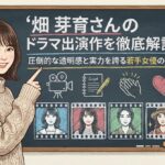 畑芽育さんのドラマ出演作を徹底解説！圧倒的な透明感と実力を誇る若手女優の魅力