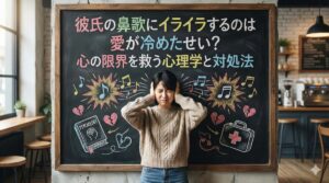 彼氏の鼻歌にイライラするのは愛が冷めたせい？心の限界を救う心理学と対処法