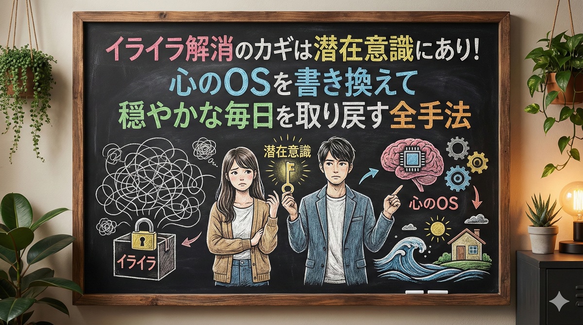 イライラ解消のカギは潜在意識にあり！心のOSを書き換えて穏やかな毎日を取り戻す全手法